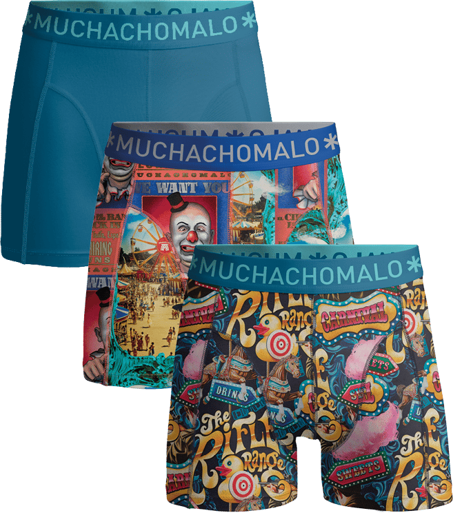 Muchachomalo Boxershorts 3-Pack Multicolor