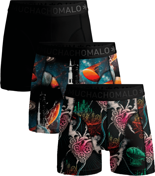 Muchachomalo Boxershorts 3-Pack Multicolor