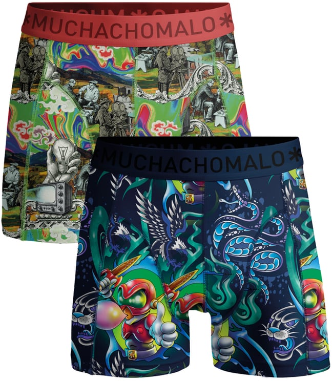 Muchachomalo Boxershorts 2-Pack Multicolor