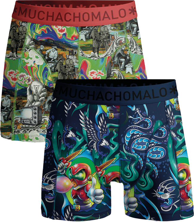 Muchachomalo Boxershorts 2-Pack Multicolor