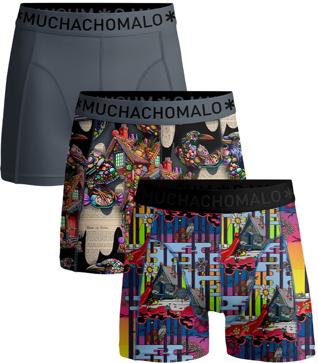 Muchachomalo Boxershorts 3-Pack Multicolor