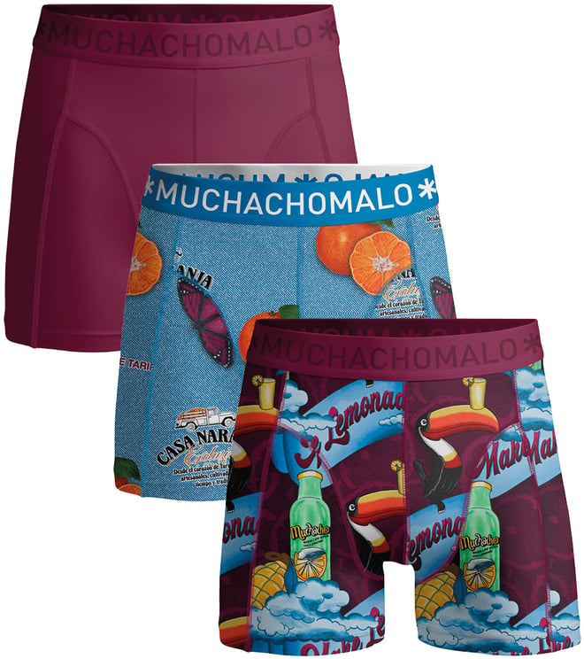Muchachomalo Boxershorts 3-Pack Multicolor.