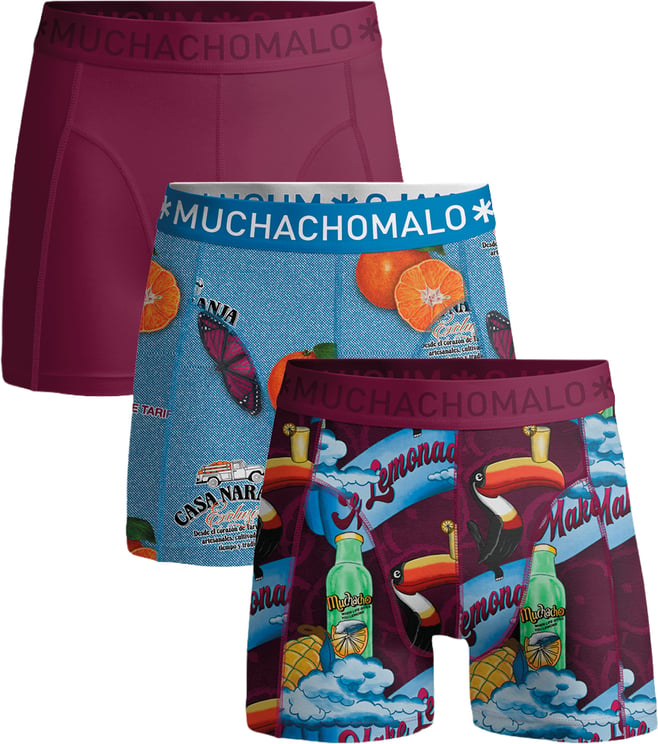 Muchachomalo Boxershorts 3-Pack Multicolor