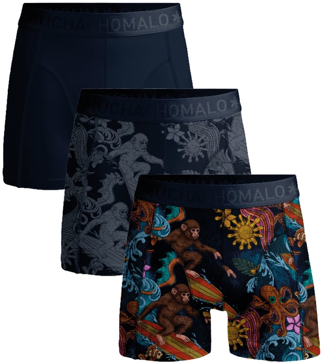 Muchachomalo Boxershorts 3-Pack Multicolor