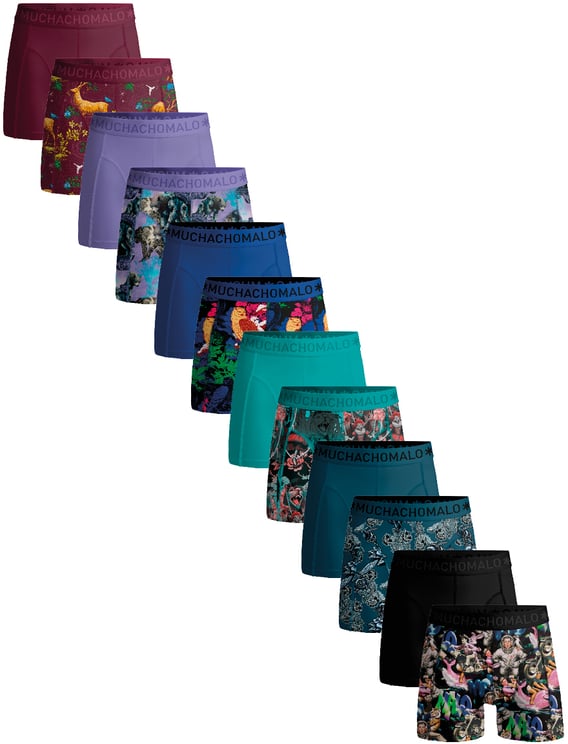 Muchachomalo Boxershorts 12-Pack Multicolor.