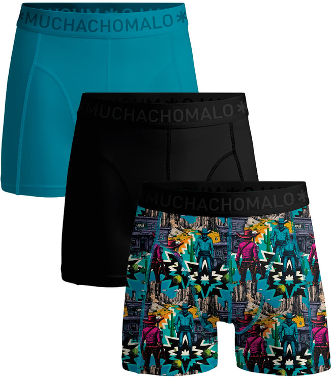 Muchachomalo Boxershorts 3-Pack Multicolor