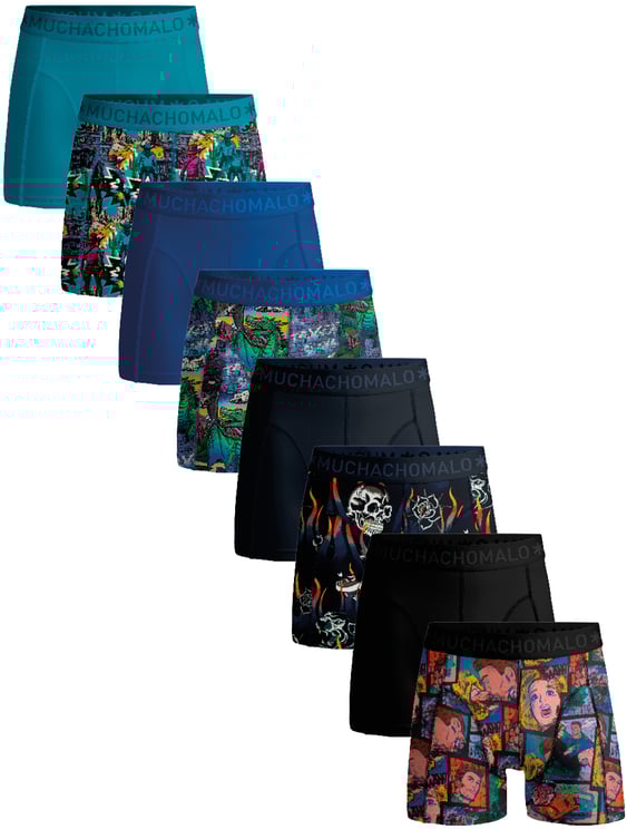 Muchachomalo Boxershorts 8-Pack Multicolor