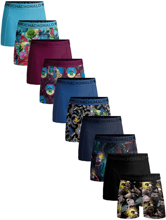 Muchachomalo Boxershorts 10-Pack Multicolor