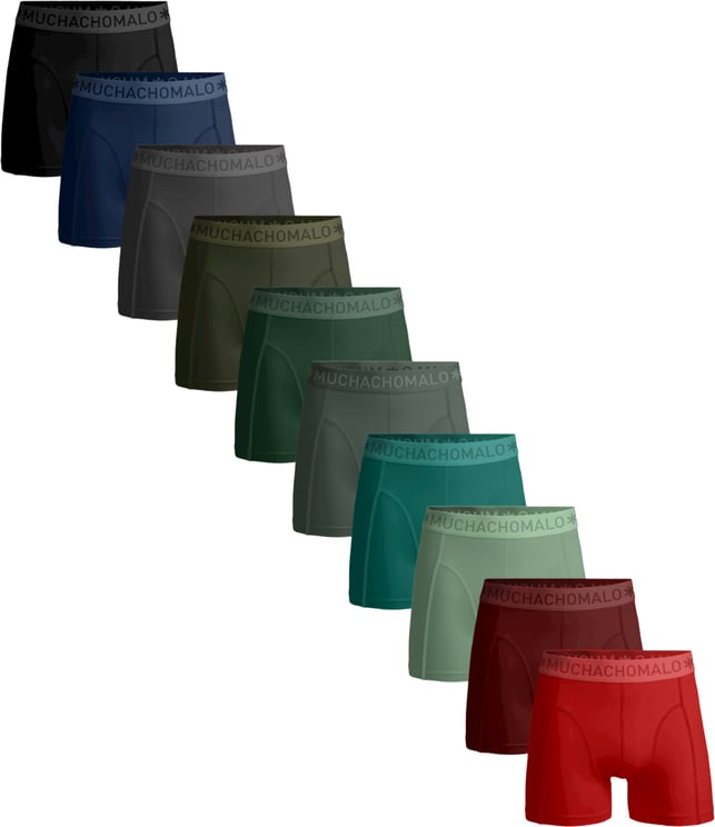 Muchachomalo Boxershorts 10-Pack Multicolor