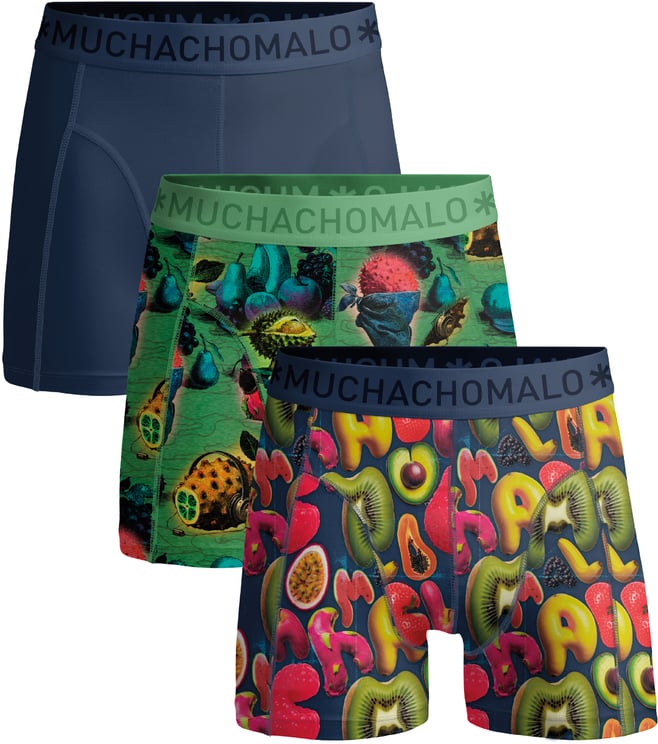 Muchachomalo Boxershorts 3-Pack Multicolor