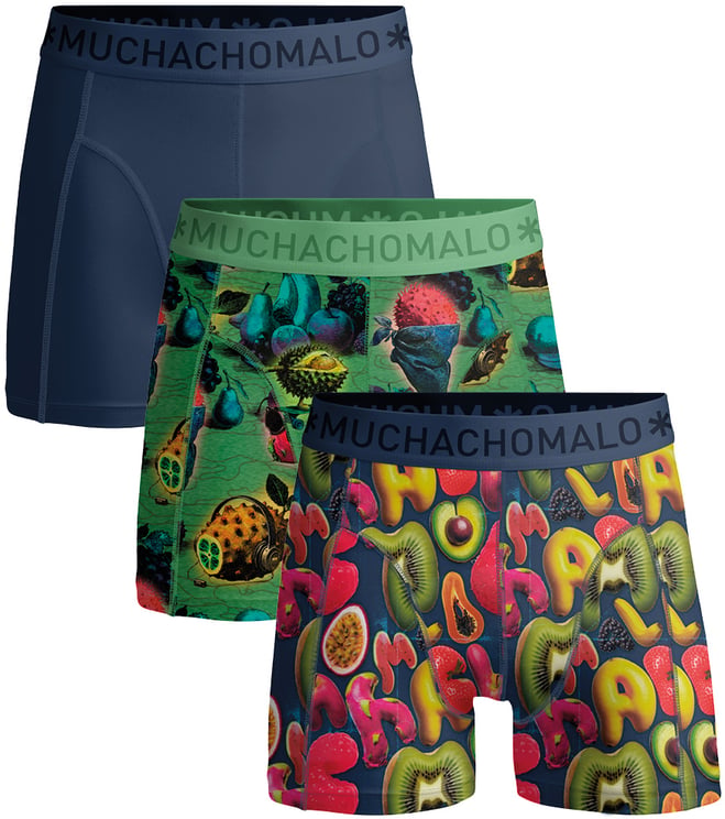 Muchachomalo Boxershorts 3-Pack Multicolor