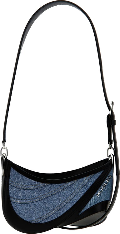 MUGLER Mugler Multicolor Calfskin Shoulder Bag