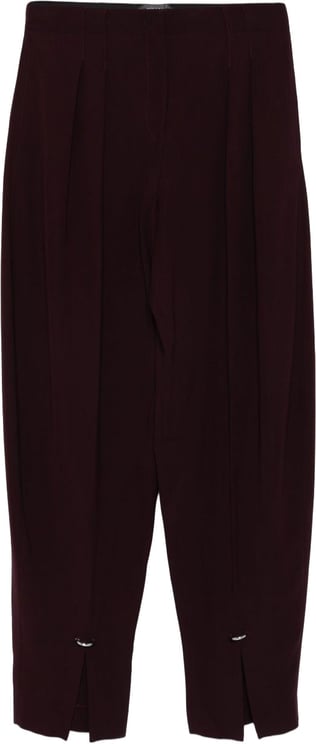 MUGLER Trousers Burgundy
