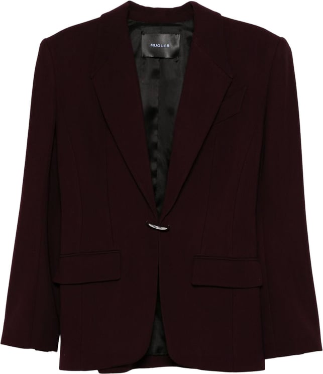 MUGLER Jackets Burgundy