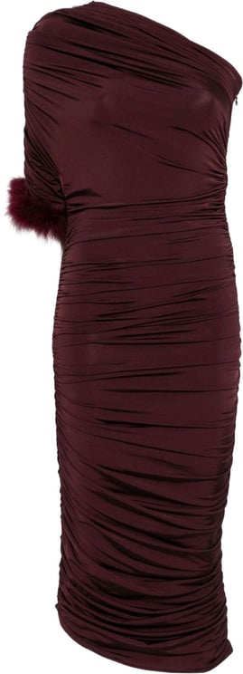 MUGLER Dresses Burgundy