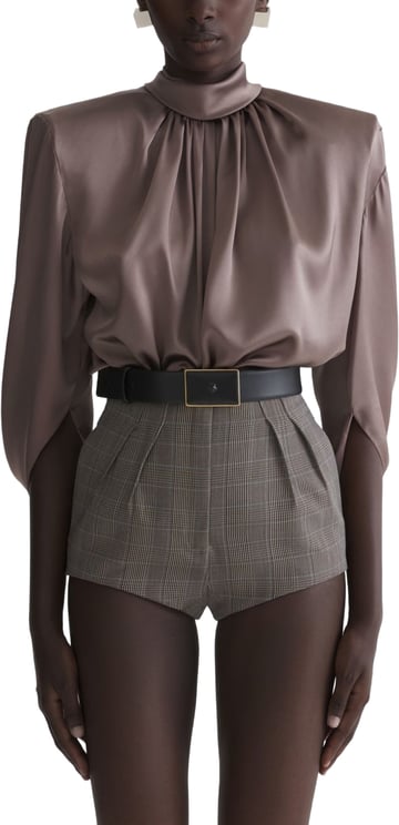 MUGLER Top Taupe