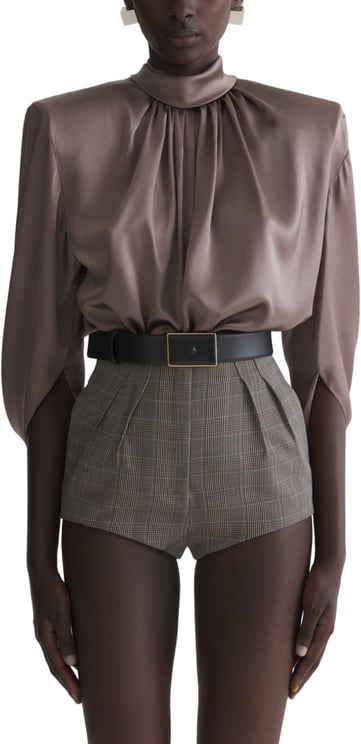 MUGLER Top Taupe