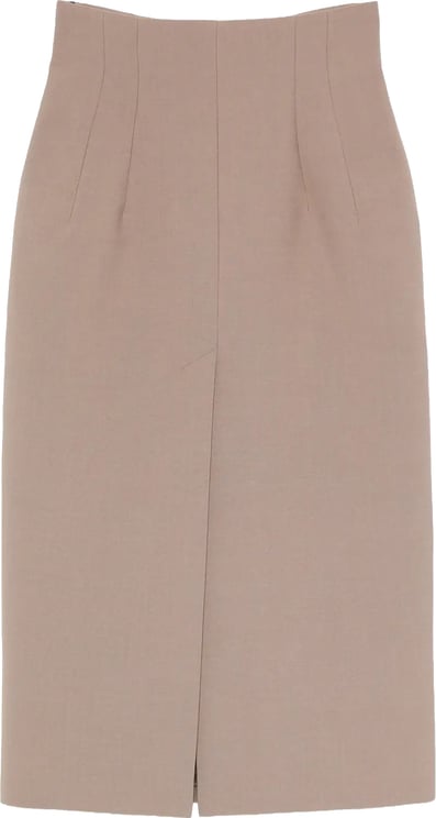 MUGLER Ju0591 Skirt Dark Taupe