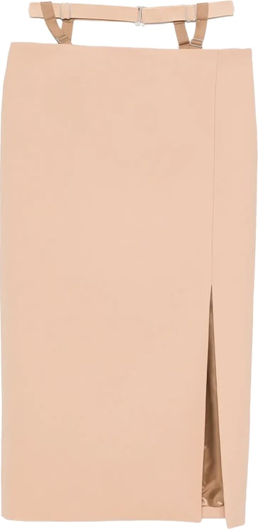 MUGLER Ju0598 Skirt Tan