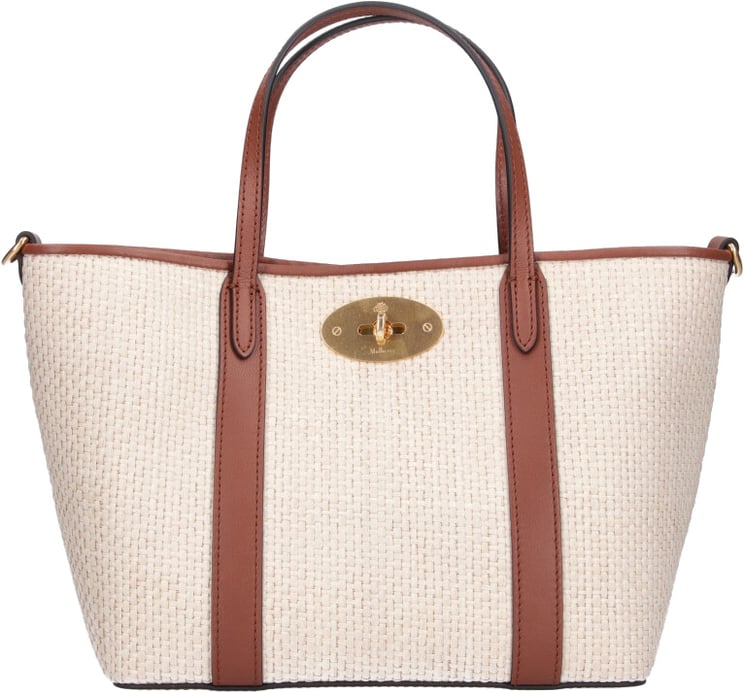 Mulberry Cream/Brown Bayswater Mini Tote Bag