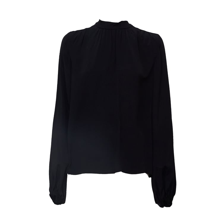 N 21 Bow Collar Long Sleeve Blouse
