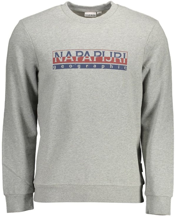 Napapijri Napapijri Grigio Cotton Men Sweatshirt