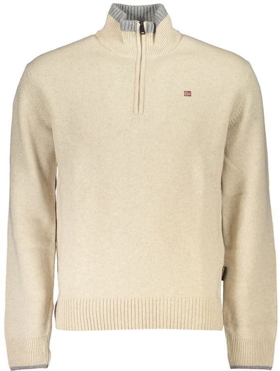 Napapijri Napapijri Beige Tessuto Men Sweater