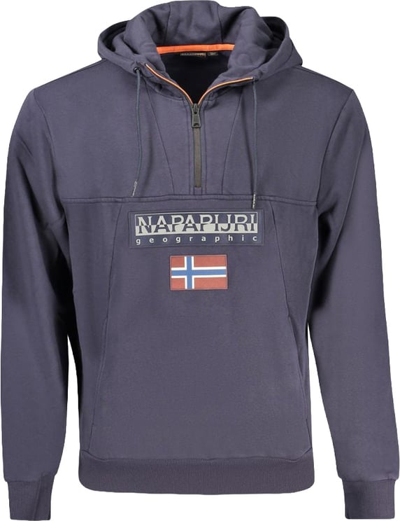 Napapijri Napapijri Blue Cotton Men's Hoodie