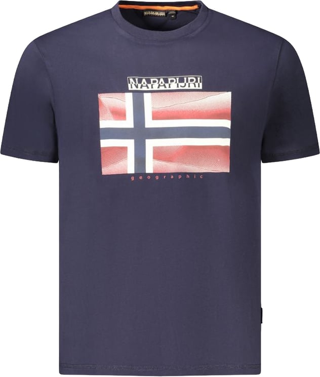 Napapijri Napapijri Blue Organic Cotton Men T-Shirt