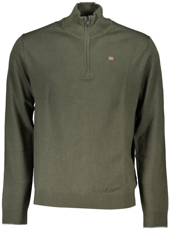 Napapijri Napapijri Green Fabric Men Sweater