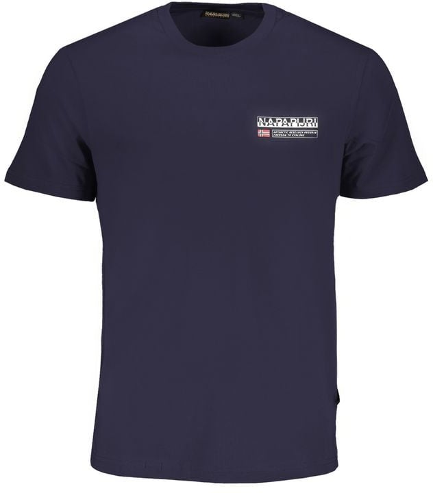 Napapijri Napapijri Blue Organic Cotton Men T-Shirt