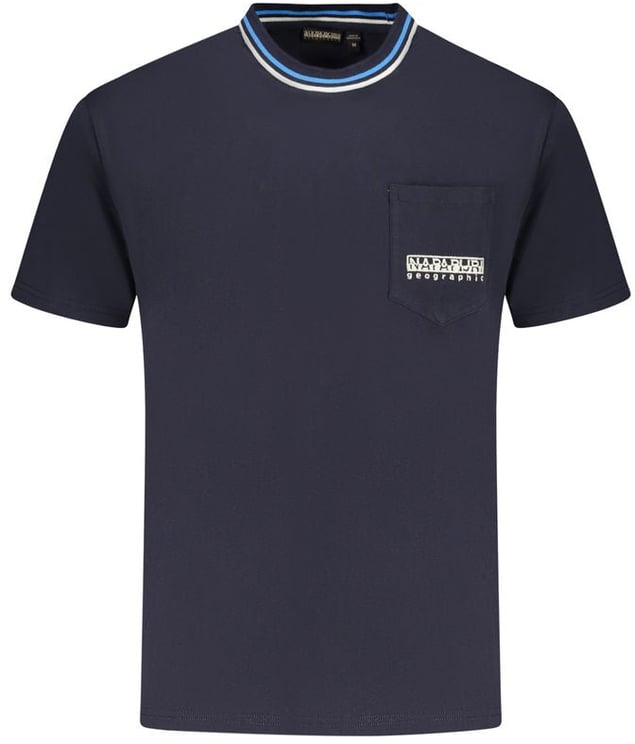 Napapijri Napapijri Blue Organic Cotton Men's T-Shirt