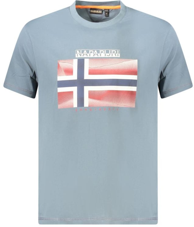Napapijri Napapijri Grigio Cotton Men T-Shirt