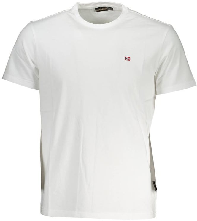 Napapijri Napapijri Bianco Cotton Men T-Shirt