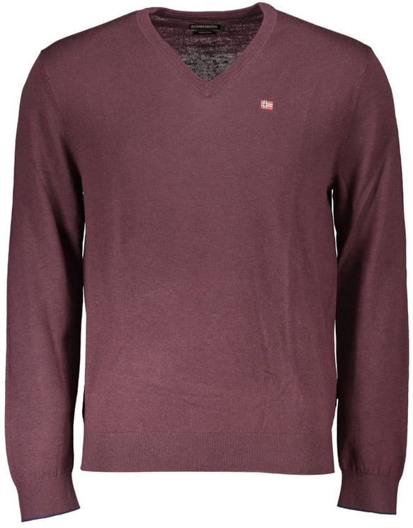 Napapijri Napapijri Rosso Wool Men Sweater