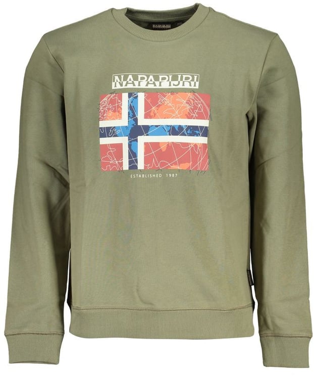 Napapijri Napapijri Verde Cotton Men's Sweatshirt