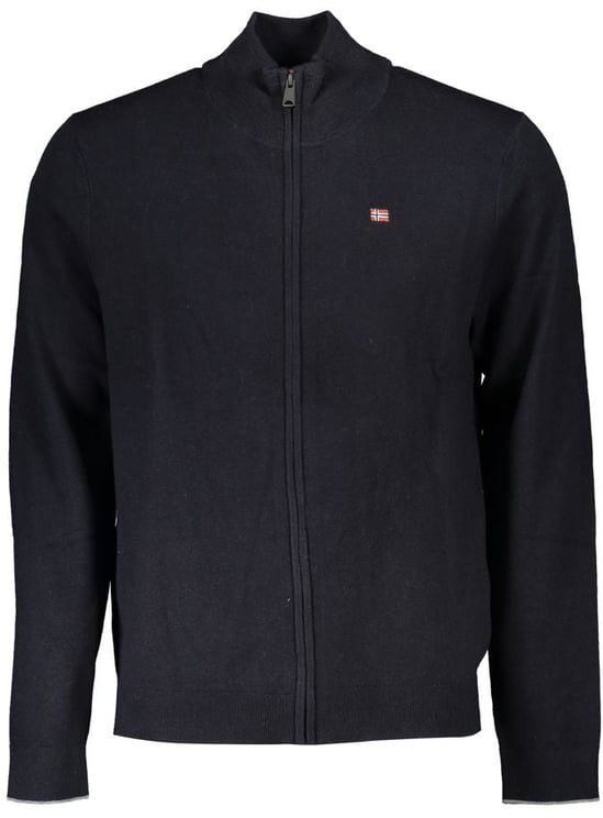 Napapijri Napapijri Black Tessuto Men Cardigan