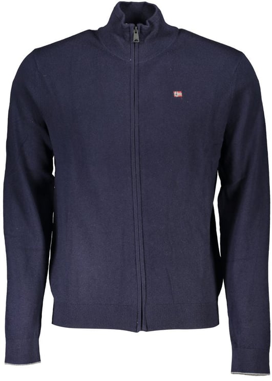 Napapijri Napapijri Blue Tessuto Men's Cardigan