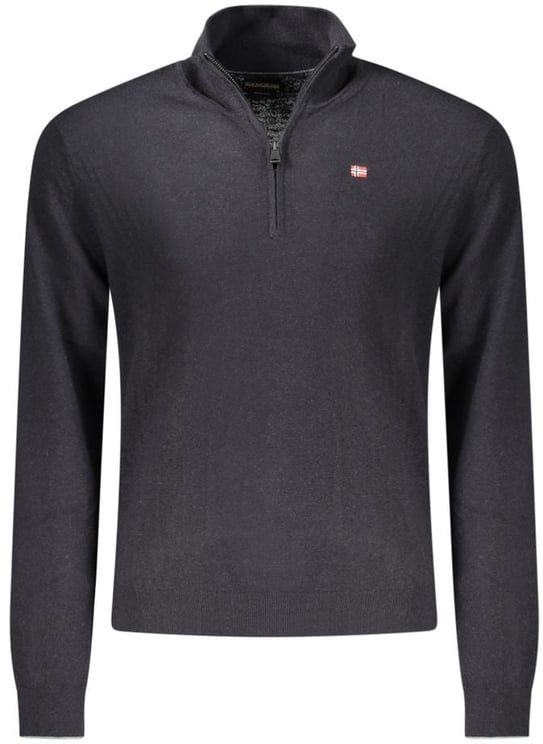 Napapijri Napapijri Black Wool Mens Sweater
