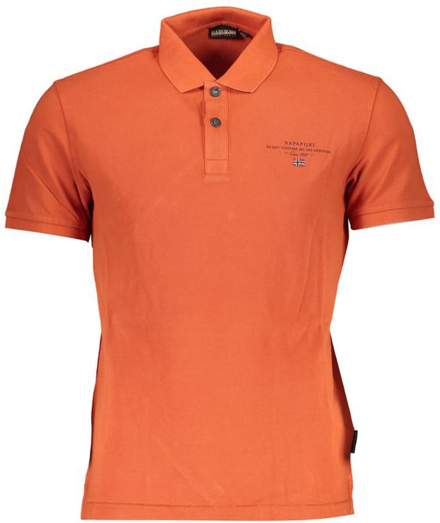 Napapijri Napapijri Arancione Cotton Men Polo