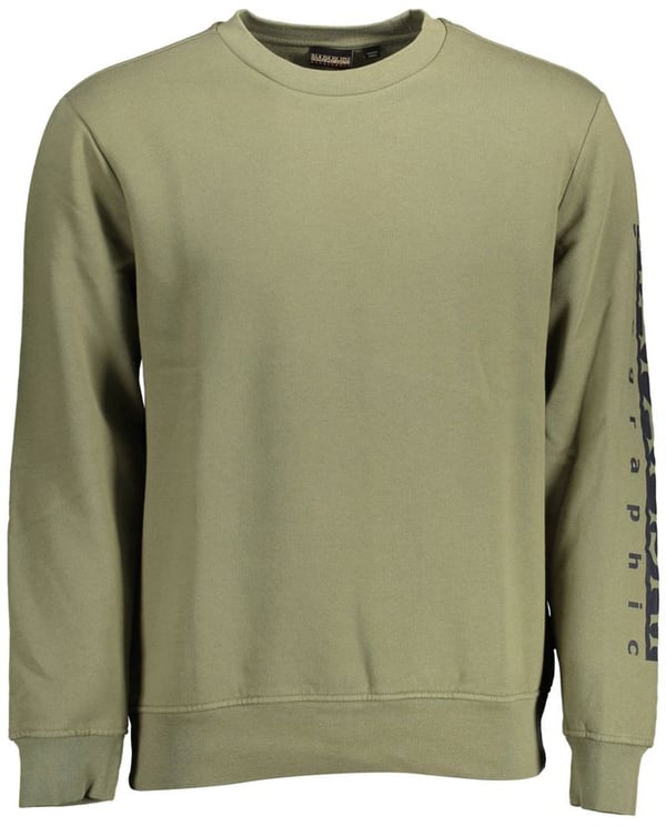 Napapijri Napapijri Verde Cotton Men Sweatshirt