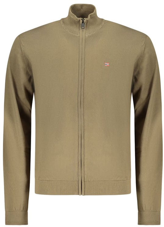 Napapijri Napapijri Verde Cotton Men Cardigan