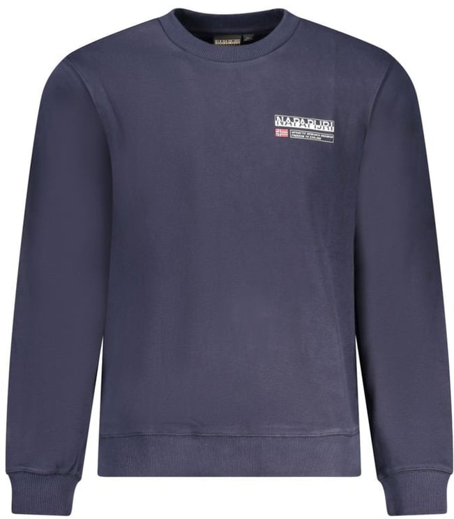 Napapijri Napapijri Blue Cotton Men Sweatshirt