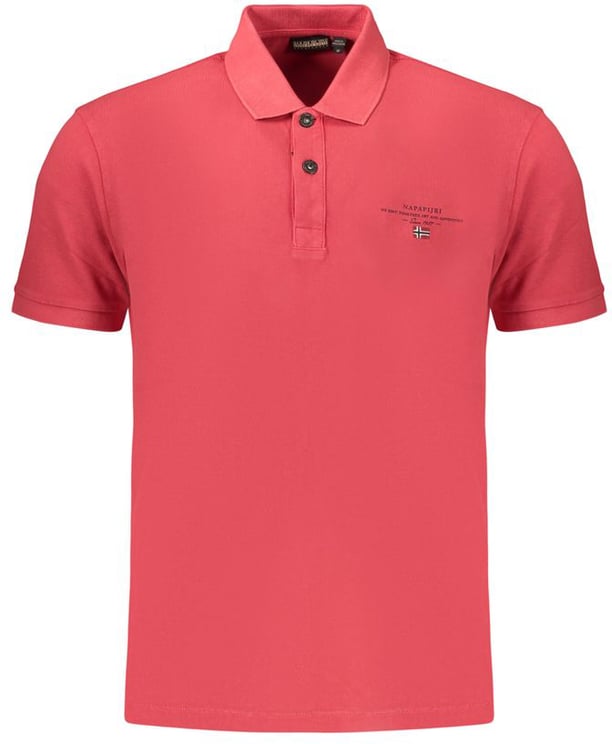 Napapijri Napapijri Red Cotton Men's Polo Shirt