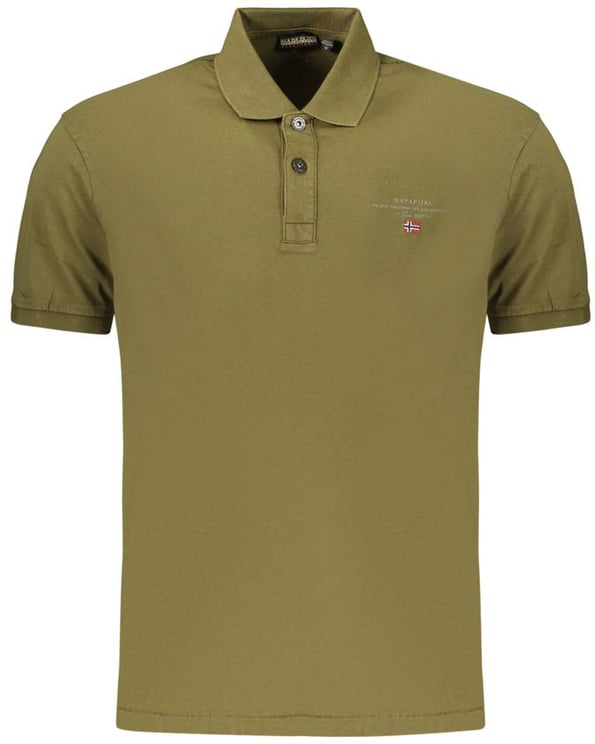 Napapijri Napapijri Green Cotton Men's Polo Shirt