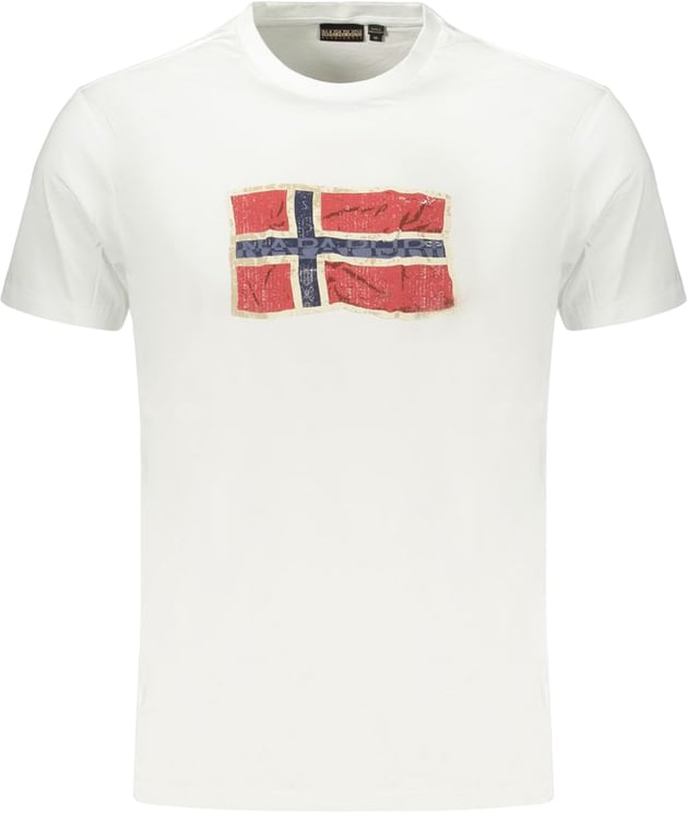 Napapijri Napapijri White Cotton Men's T-Shirt