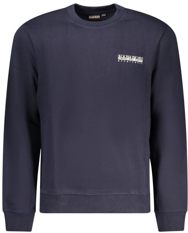 Napapijri Napapijri Blu Cotton Men Sweatshirt