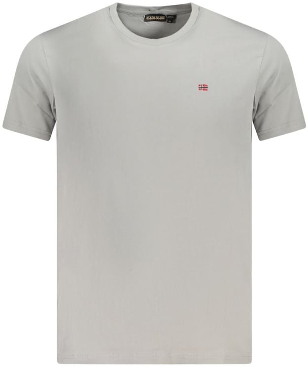 Napapijri Napapijri Grigio Cotton Men T-Shirt