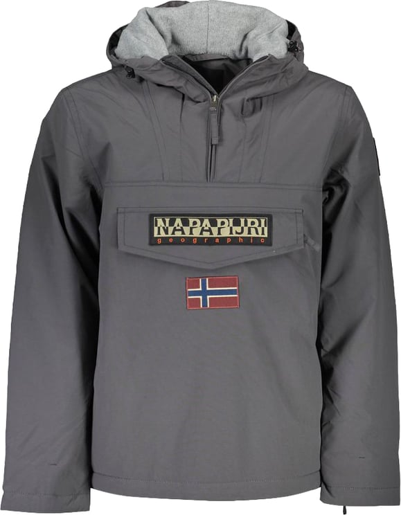 Napapijri Napapijri Grigio Polyamide Men's Jacket