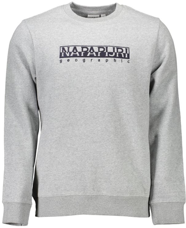 Napapijri Napapijri Grigio Organic Cotton Men Sweatshirt